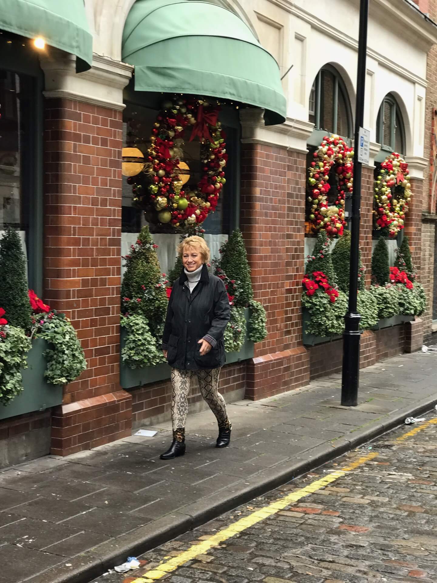 Liz walking