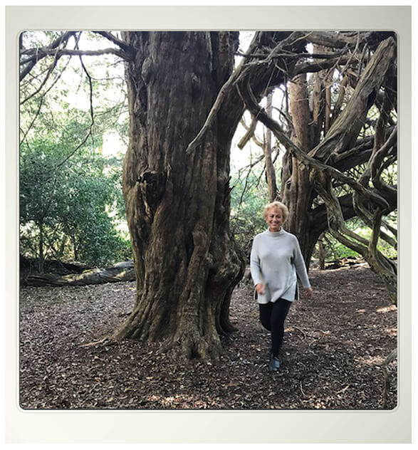 Liz walking